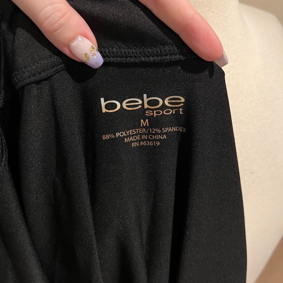 BEBE zip up jacket size m NEW - Picture 4 of 6